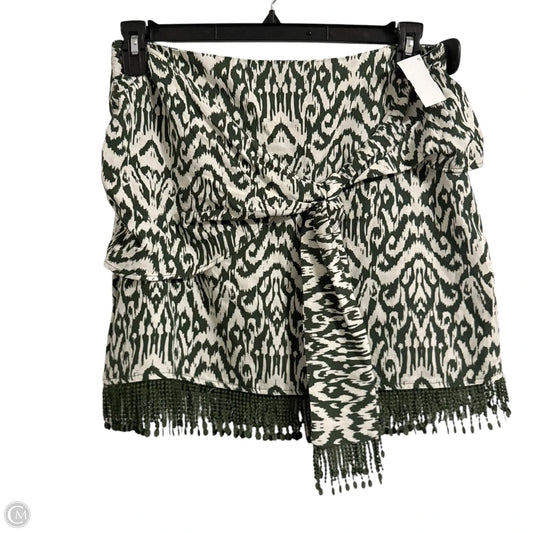 Skirt Mini & Short By Zara In Green, Size: L