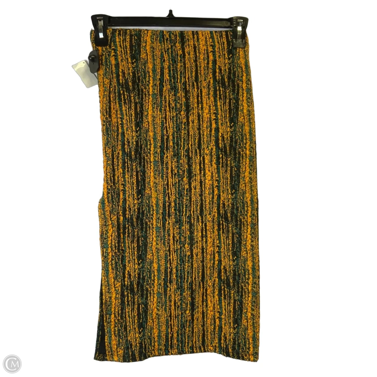 Skirt Midi By Zara In Gold, Size: S