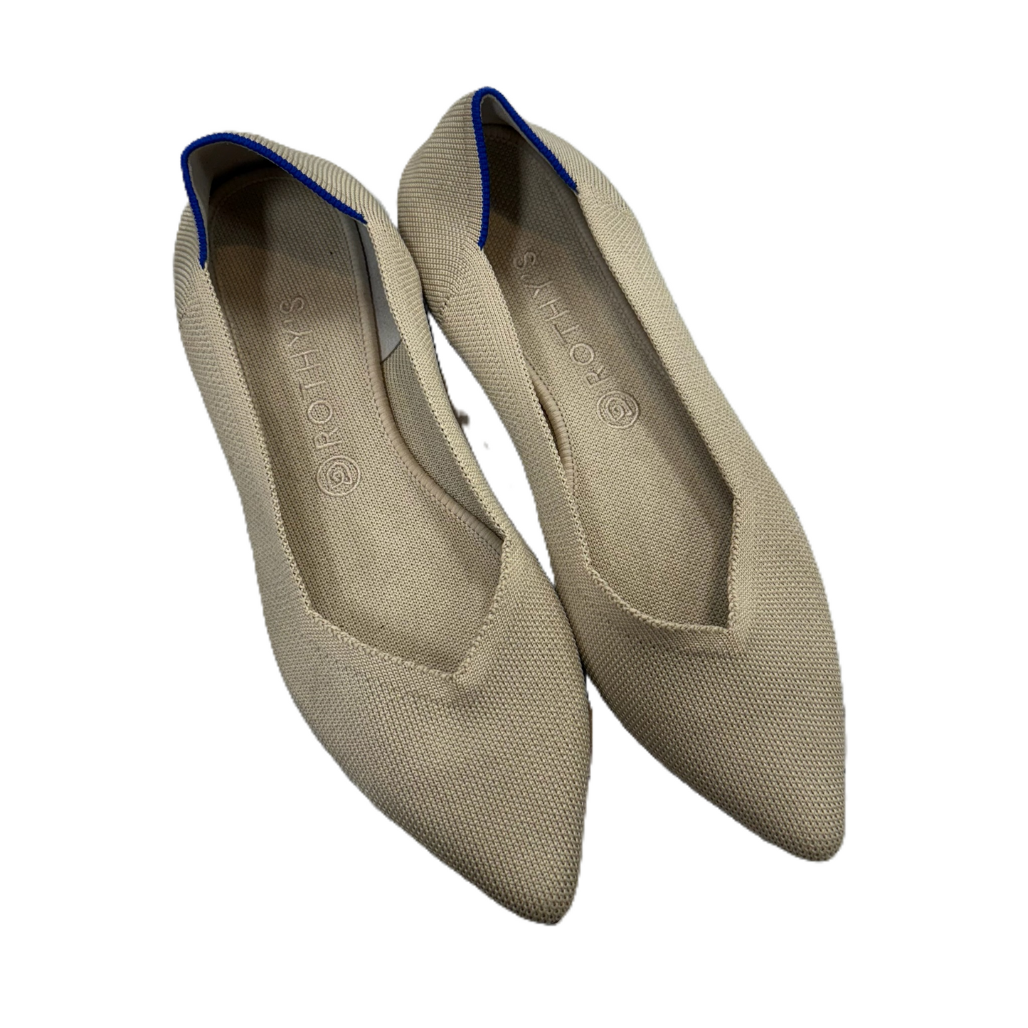 Shoes Flats By Rothys In Beige, Size: 11