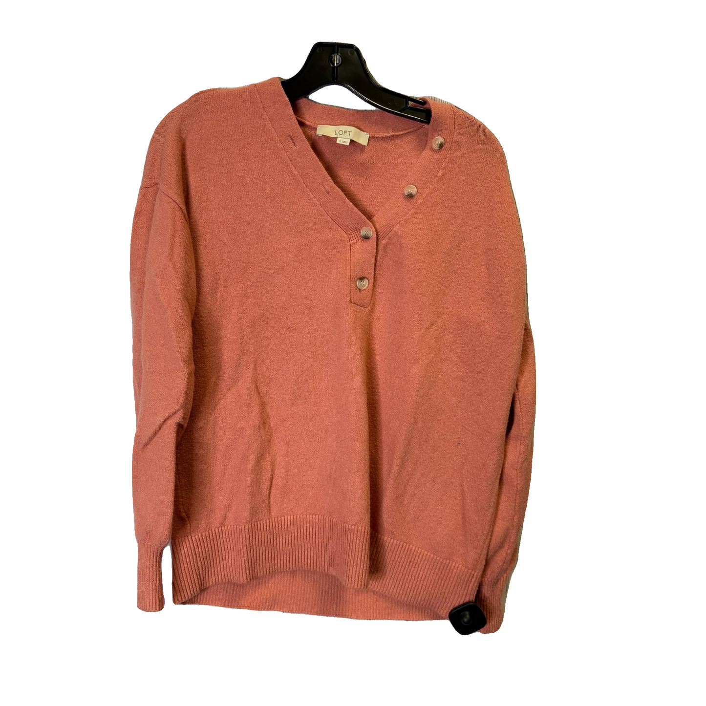 Sweater By Loft In Peach, Size: M