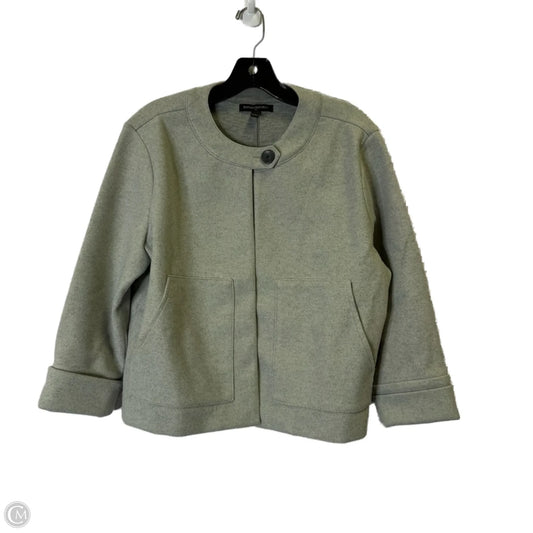 Jacket Fleece By Banana Republic In Grey, Size: M