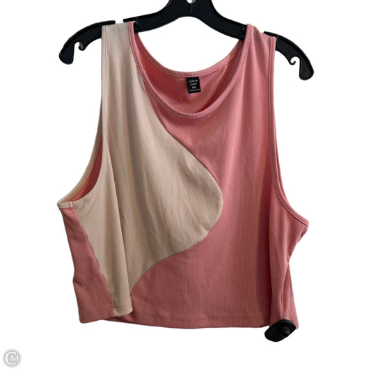 Top Sleeveless Basic By Shein In Pink, Size: 4x