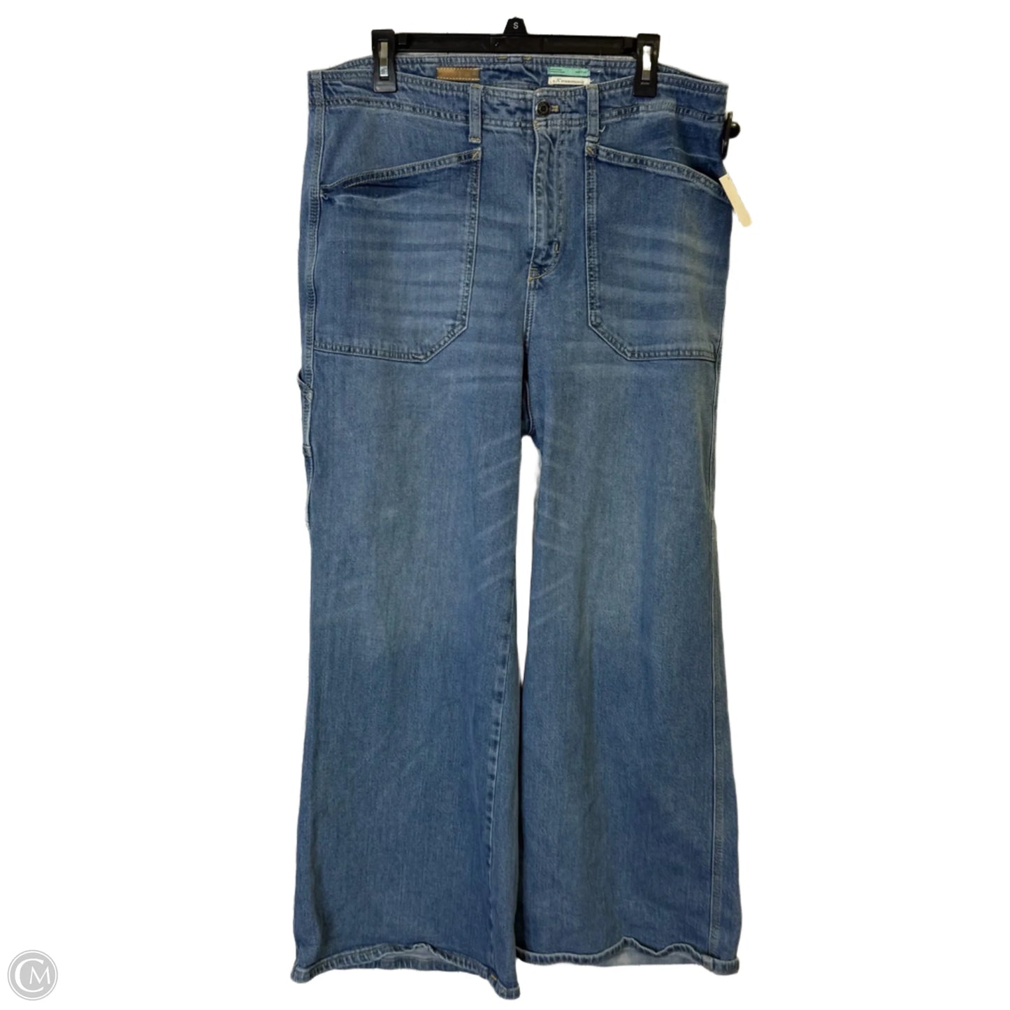 Jeans Wide Leg By Pilcro In Blue Denim, Size: 16