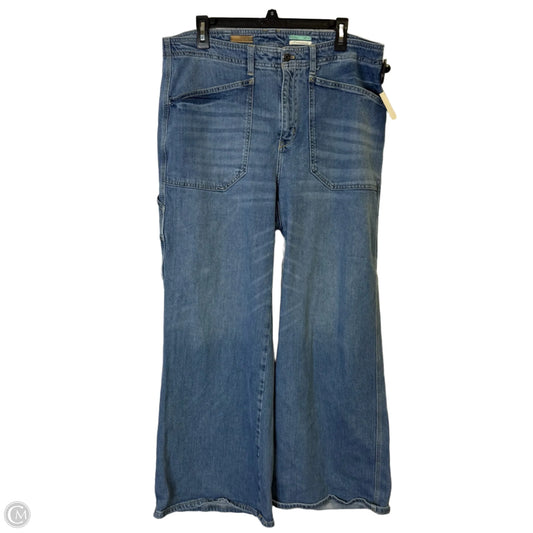 Jeans Wide Leg By Pilcro In Blue Denim, Size: 16