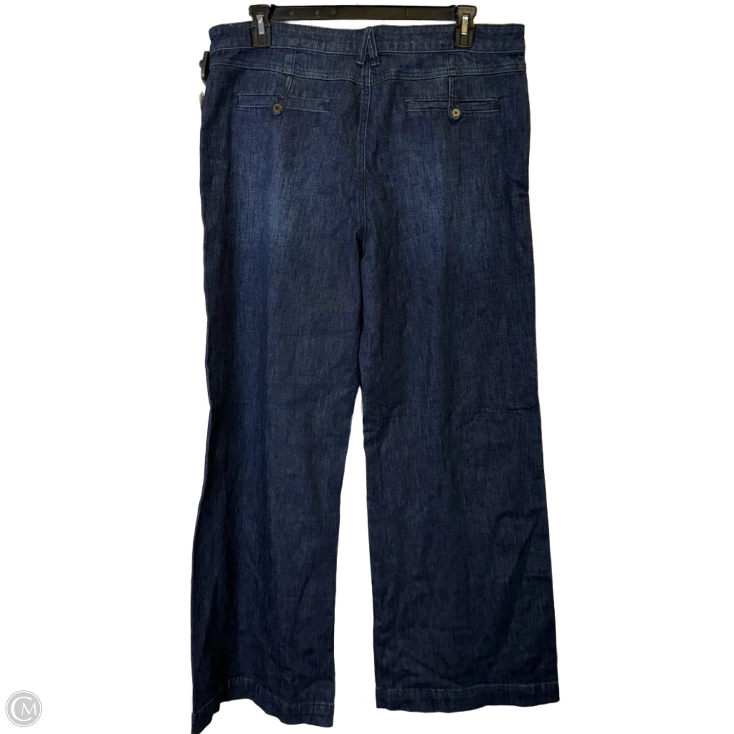 Jeans Wide Leg By Pilcro In Blue Denim, Size: 14