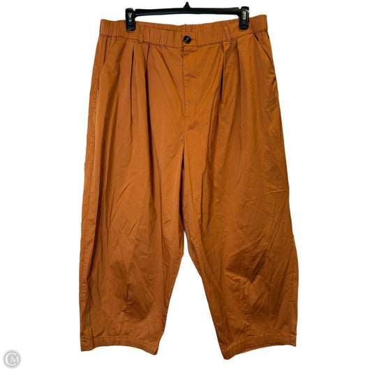 Pants Wide Leg By Maeve In Orange, Size: Xl