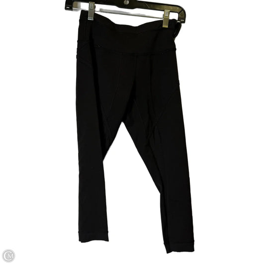 Athletic Leggings Capris By Lululemon In Black, Size: 4
