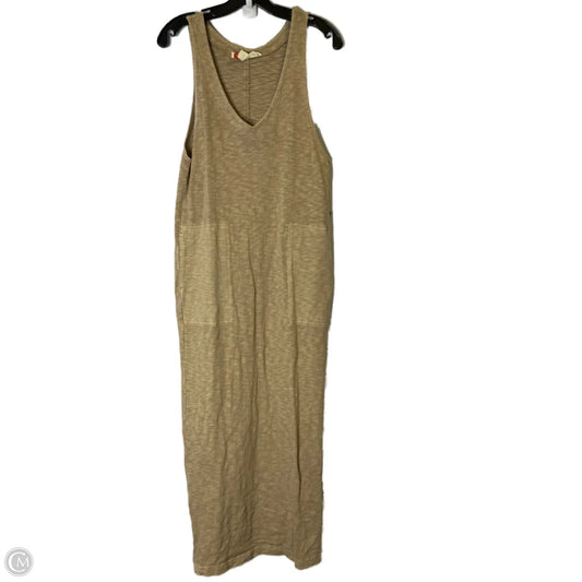 Dress Casual Maxi By Free People In Tan, Size: Xs