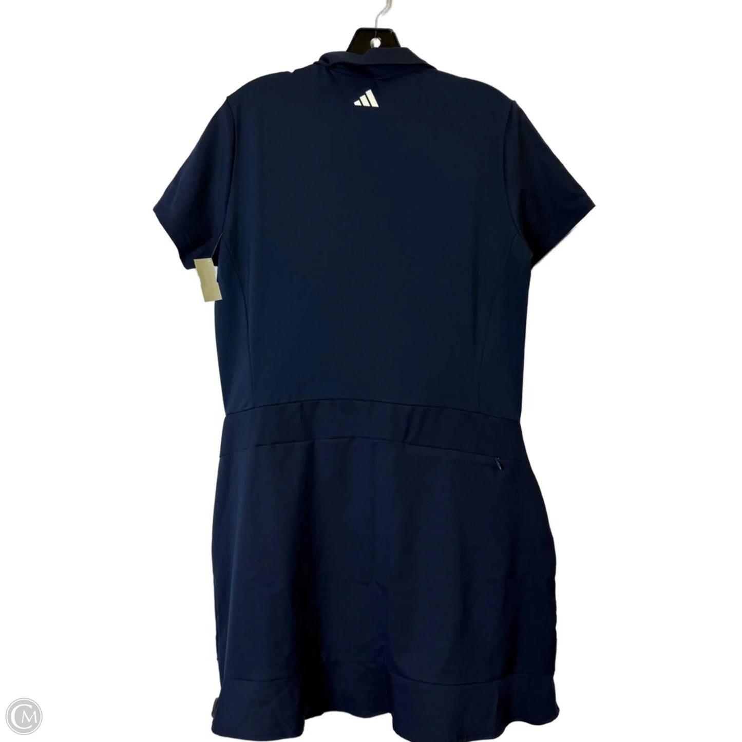 Athletic Dress By Adidas In Blue, Size: L