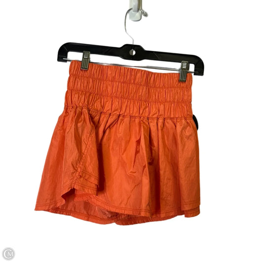 Athletic Skort By Free People In Orange, Size: Xs