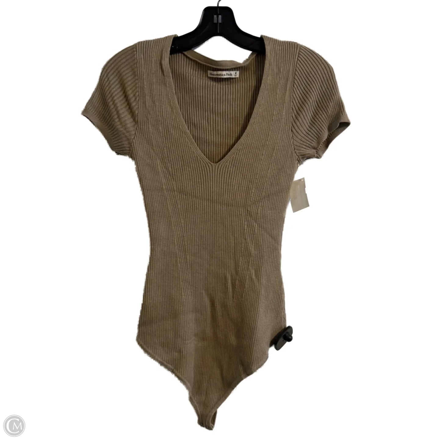 Bodysuit By Abercrombie And Fitch In Tan, Size: M