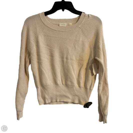 Sweater By Cyrus Knits In Cream, Size: Xs
