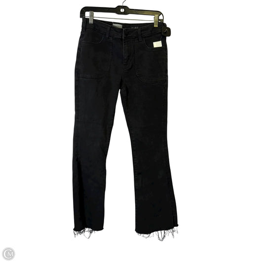 Jeans Boot Cut By Pilcro In Black Denim, Size: 6