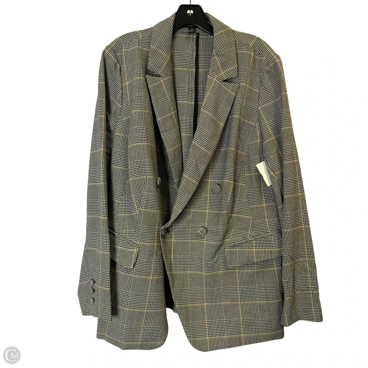 Blazer By Lane Bryant In Black & Yellow, Size: 1x