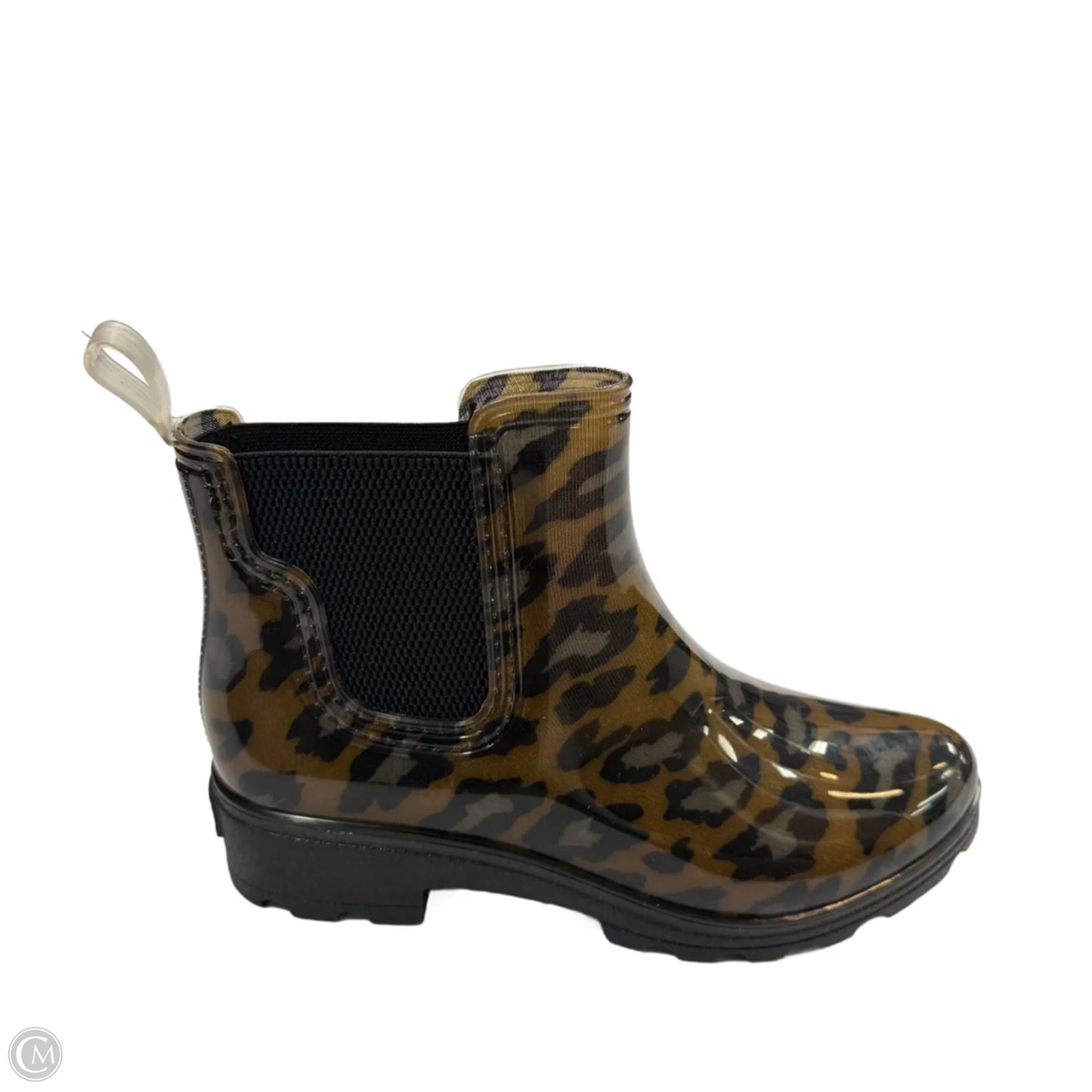 Boots Rain By Clothes Mentor In Animal Print, Size: 8