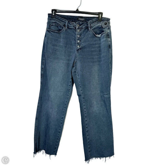 Jeans Straight By Judy Blue In Blue Denim, Size: 18