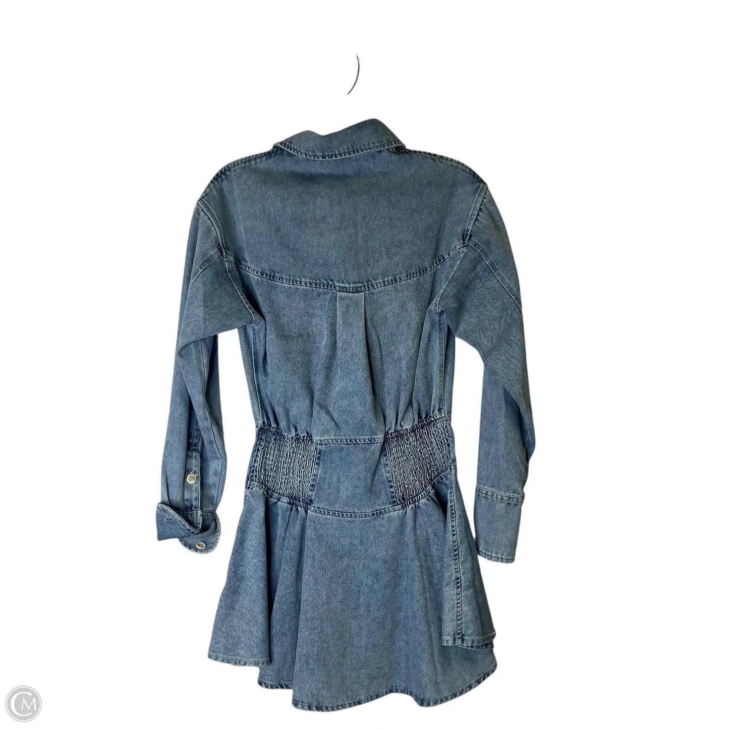 Dress Casual Short By Clothes Mentor In Blue Denim, Size: Xs