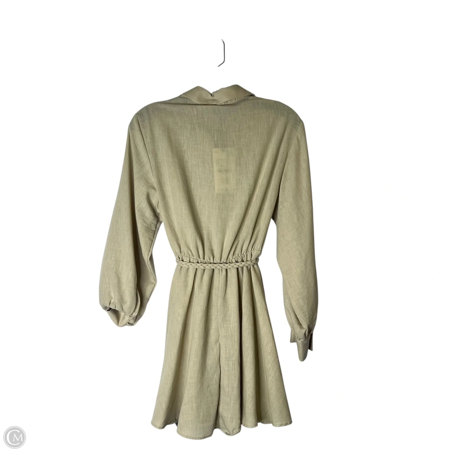 Dress Casual Short By Zara In Tan, Size: Xs