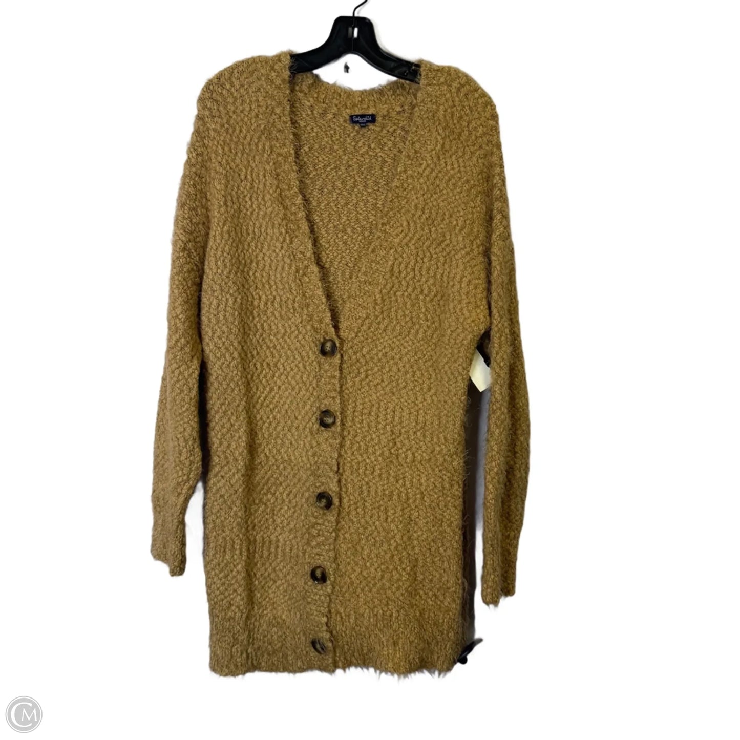 Sweater Cardigan By Splendid In Tan, Size: M