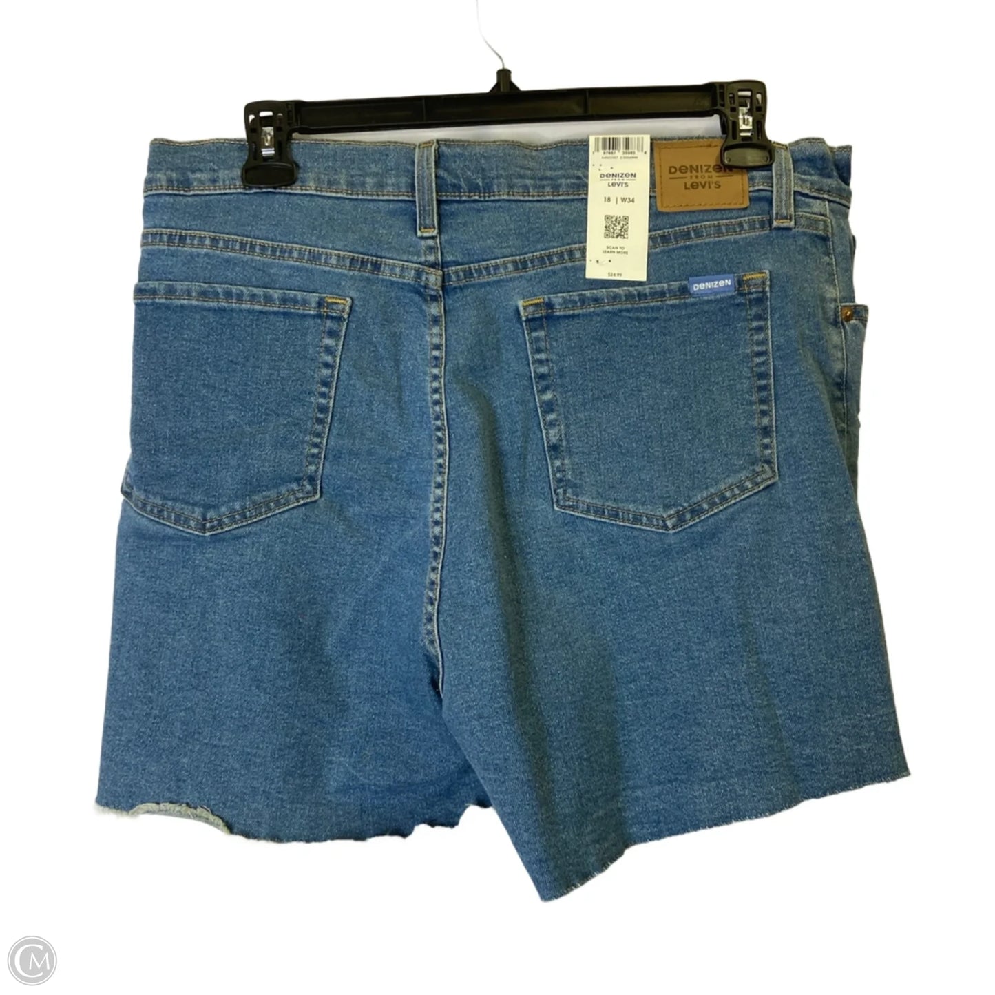 Shorts By Denizen By Levis In Blue Denim, Size: 18
