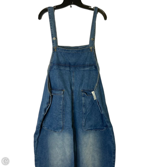 Overalls By Shein In Blue Denim, Size: 4x