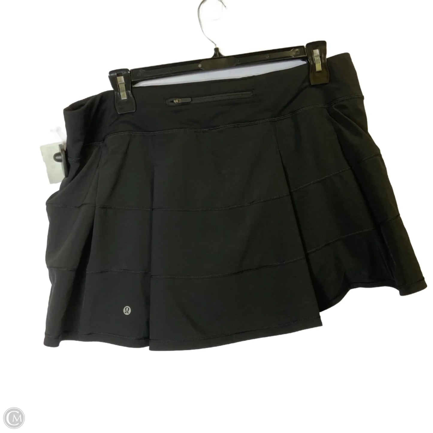Athletic Skort By Lululemon In Black, Size: 16
