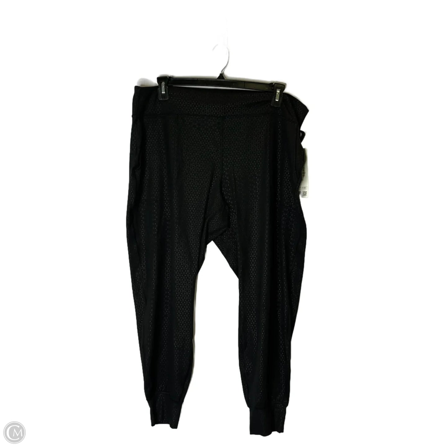 Athletic Pants By Lululemon In Black & Grey, Size: 20