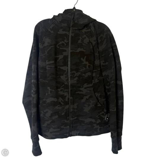 Sweatshirt Hoodie By Lululemon In Camouflage Print, Size: 12