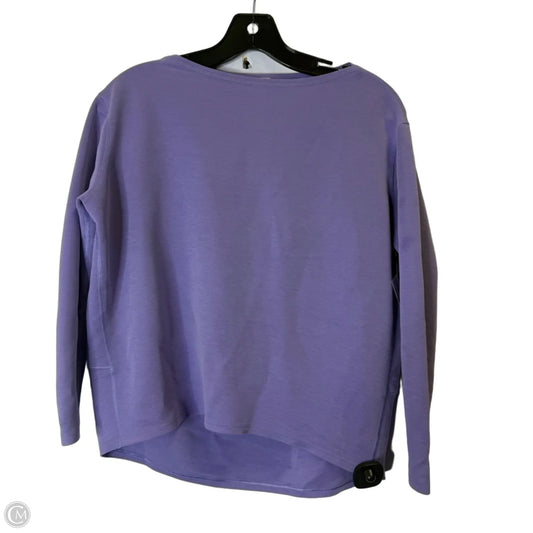 Athletic Top Long Sleeve Crewneck By Lululemon In Purple