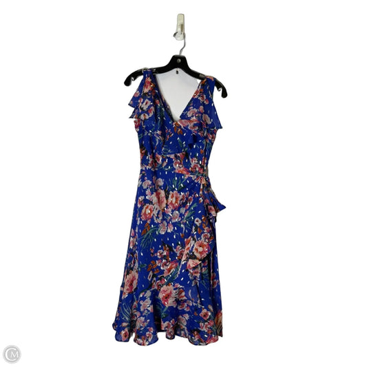 Dress Party Midi By Clothes Mentor In Blue & Pink, Size: S