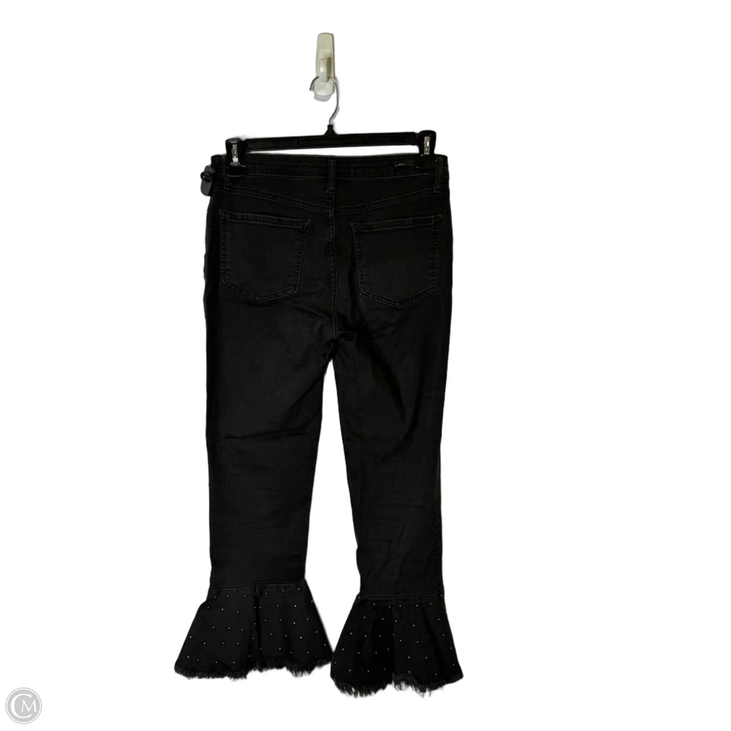 Jeans Flared By Pilcro In Black Denim, Size: 4