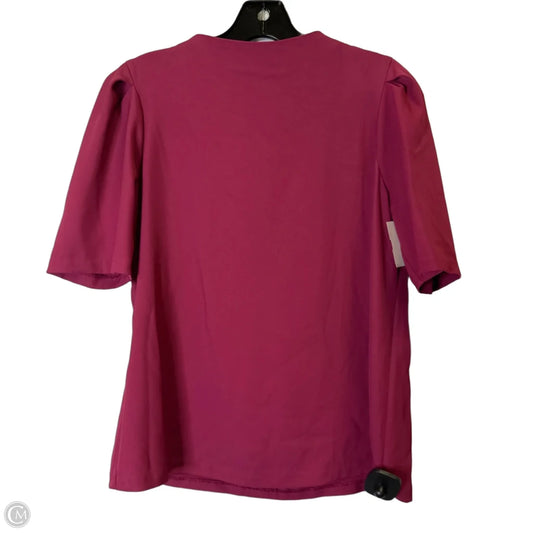 Top Short Sleeve By Calvin Klein In Purple, Size: S