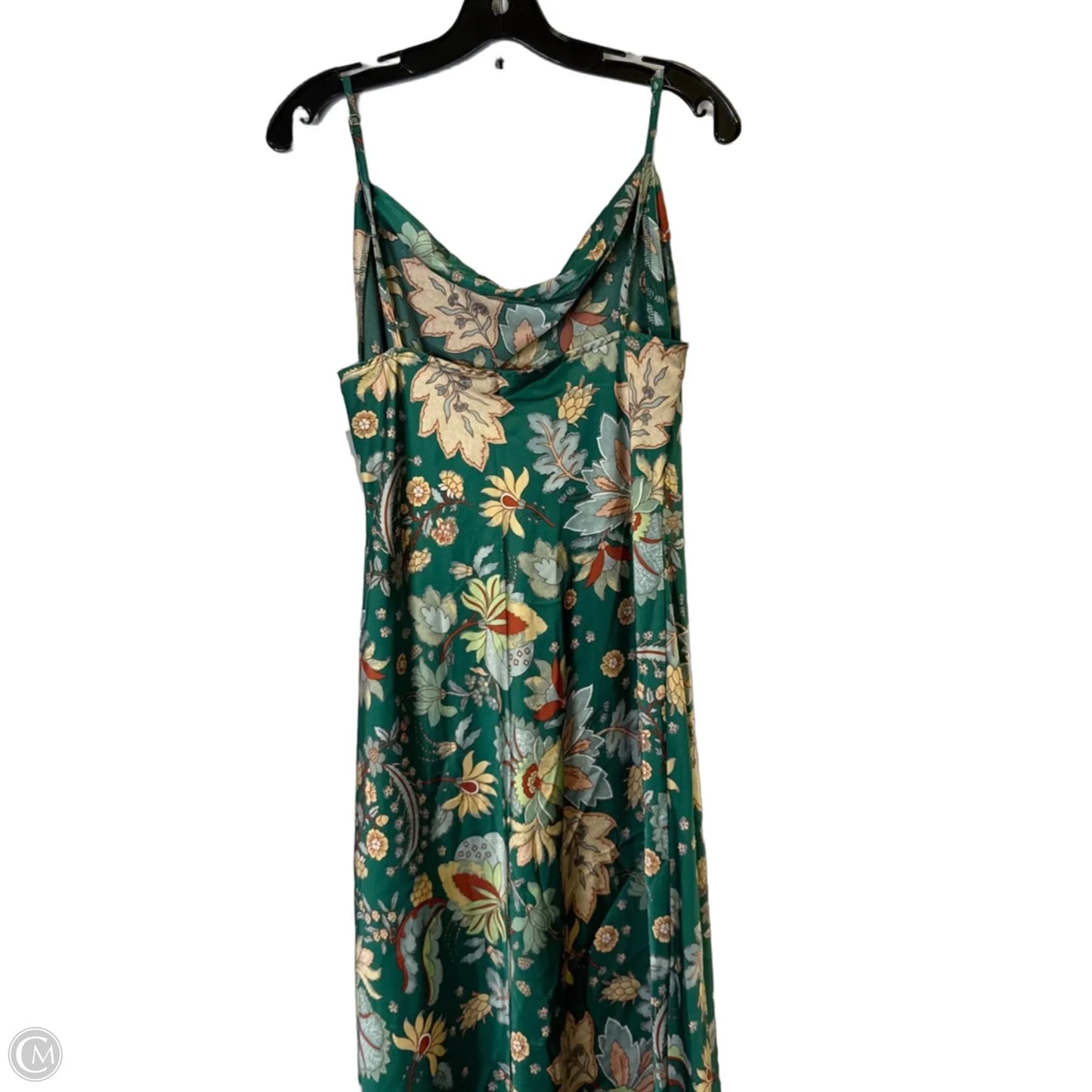 Dress Party Midi By Clothes Mentor In Green, Size: L