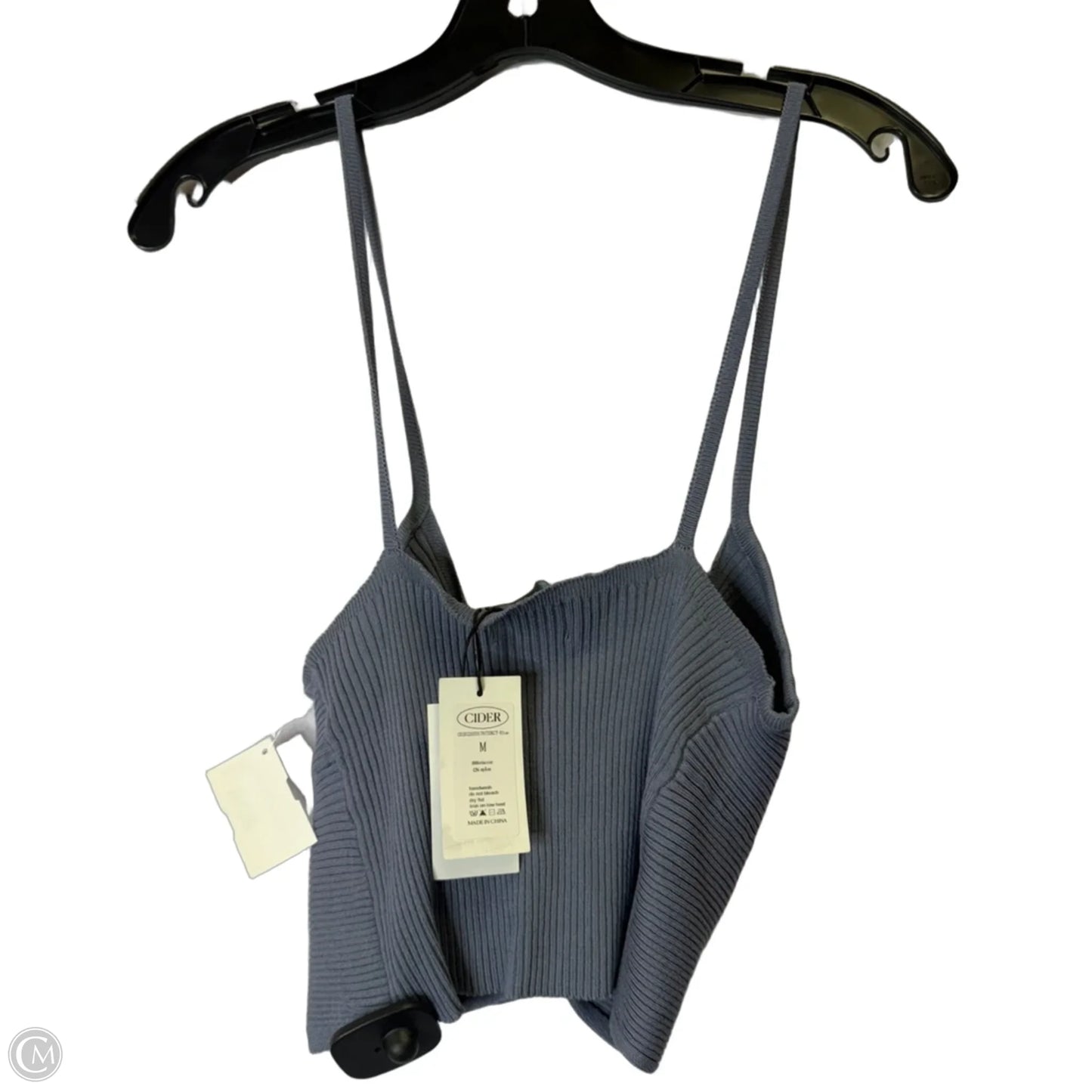 Top Sleeveless Basic By Cider In Blue, Size: M
