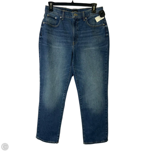Jeans Straight By Free Assembly In Blue Denim, Size: 12