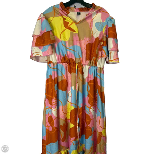 Dress Casual Maxi By Shein In Multi-colored, Size: 1x