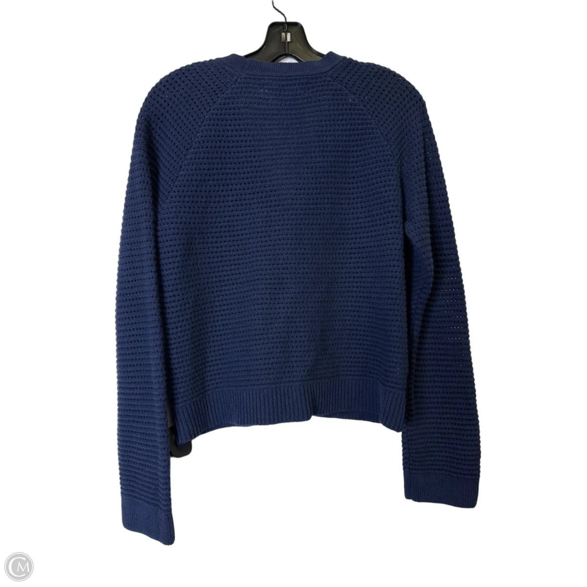 Sweater Cardigan By Loft In Blue, Size: M
