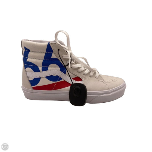 Shoes Sneakers By Vans In White, Size: 8.5