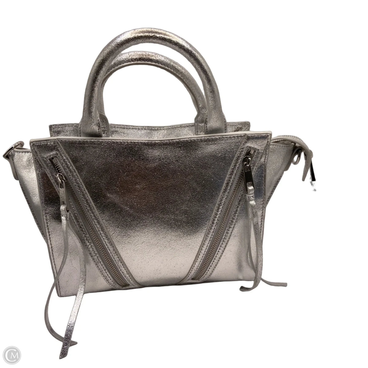 Handbag Leather By Vince Camuto, Size: Medium