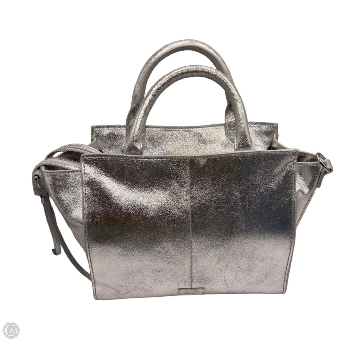 Handbag Leather By Vince Camuto, Size: Medium