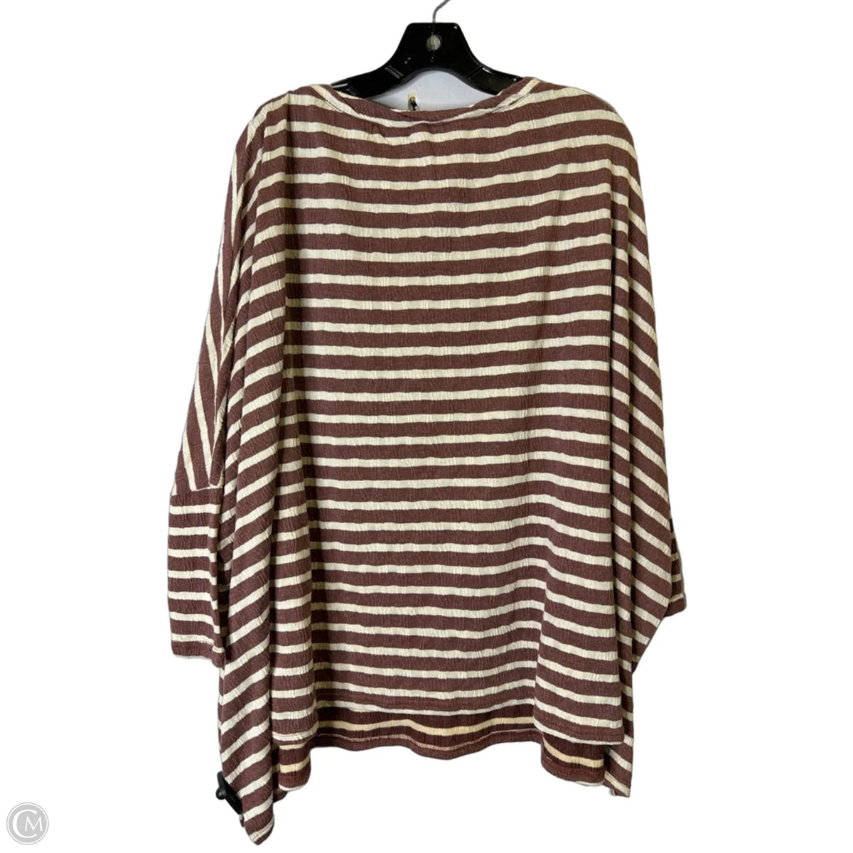 Top Short Sleeve By Easel In Striped Pattern, Size: S