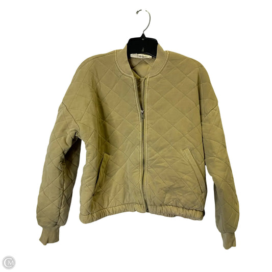 Jacket Puffer & Quilted By Bb Dakota In Tan, Size: S