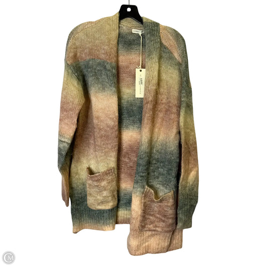 Sweater Cardigan By Clothes Mentor In Multi-colored, Size: L