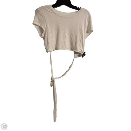 Top Short Sleeve By Aerie In White, Size: S