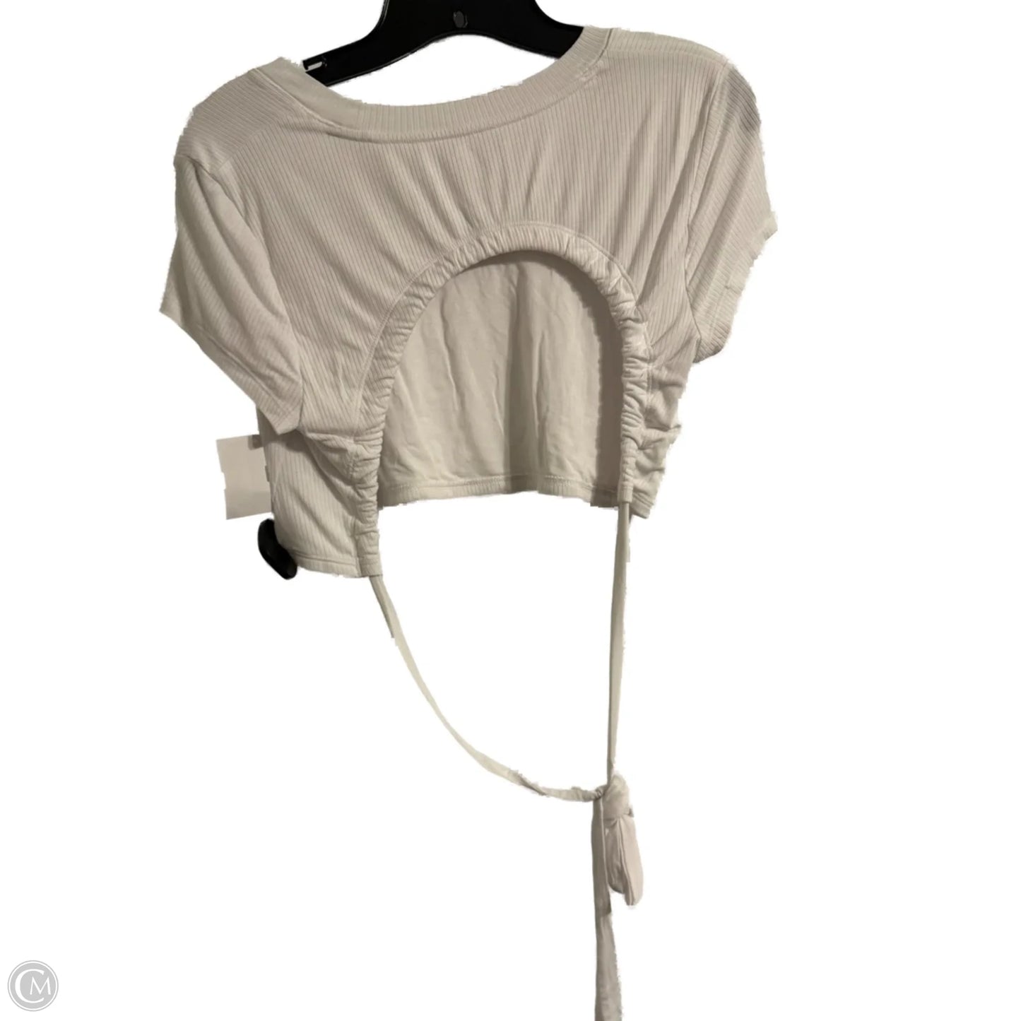 Top Short Sleeve By Aerie In White, Size: S
