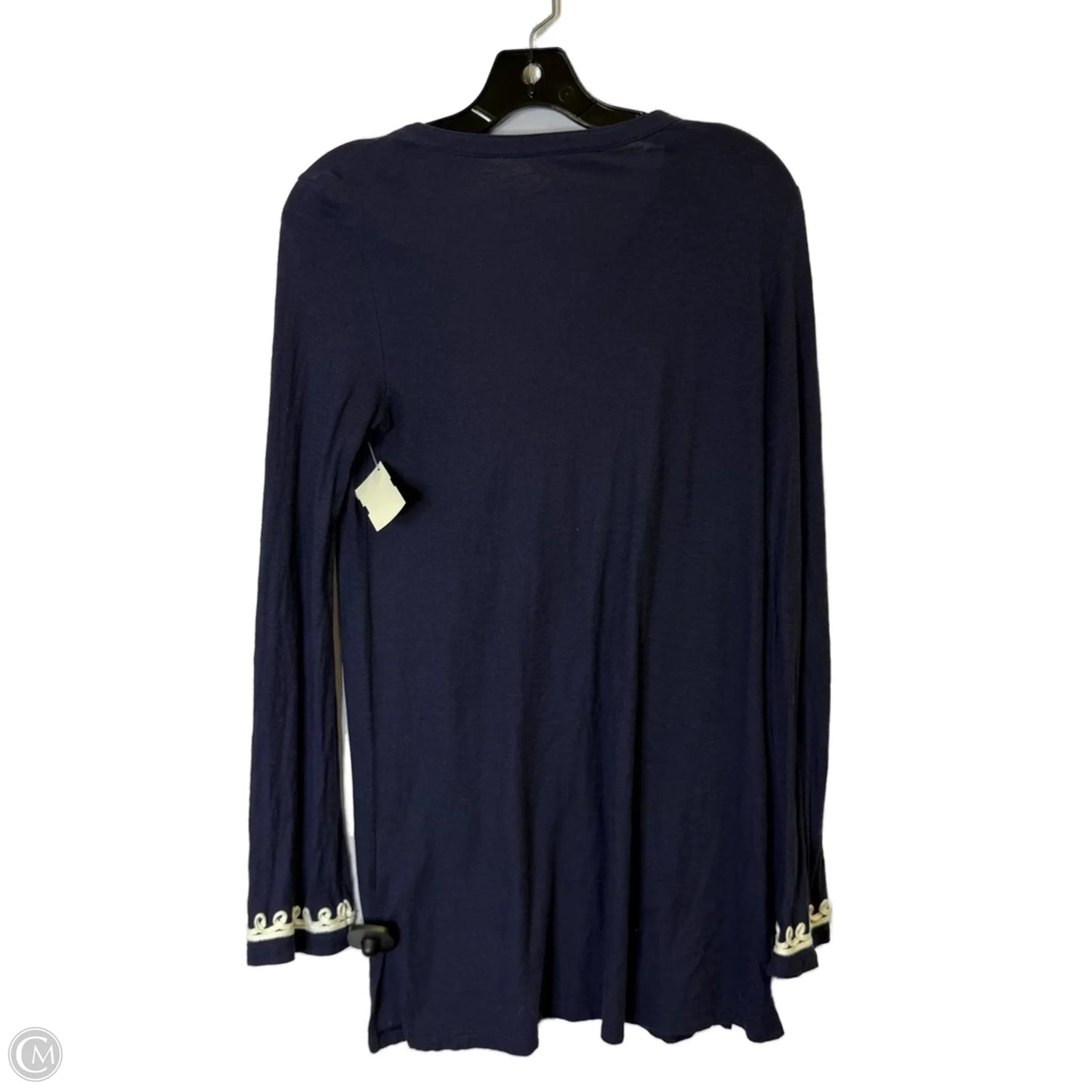 Top Long Sleeve By Lilly Pulitzer In Navy, Size: M
