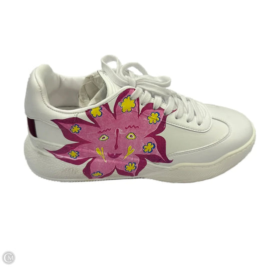 Shoes Luxury Designer By Stella Mccartney In Purple & White, Size: 10