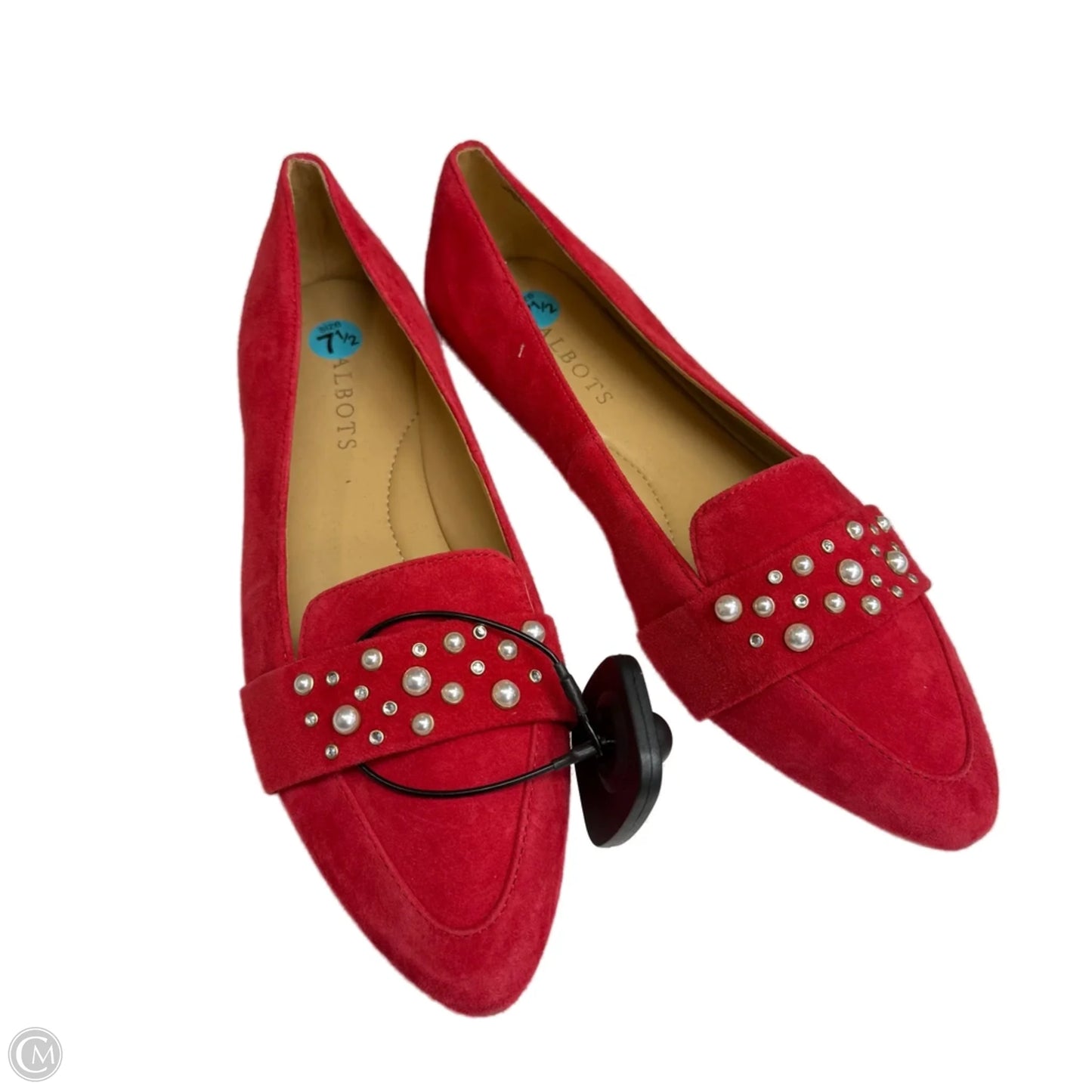 Shoes Flats By Talbots In Red, Size: 7.5