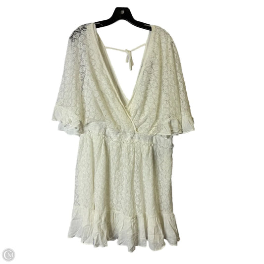 Dress Party Short By City Chic In Ivory, Size: L