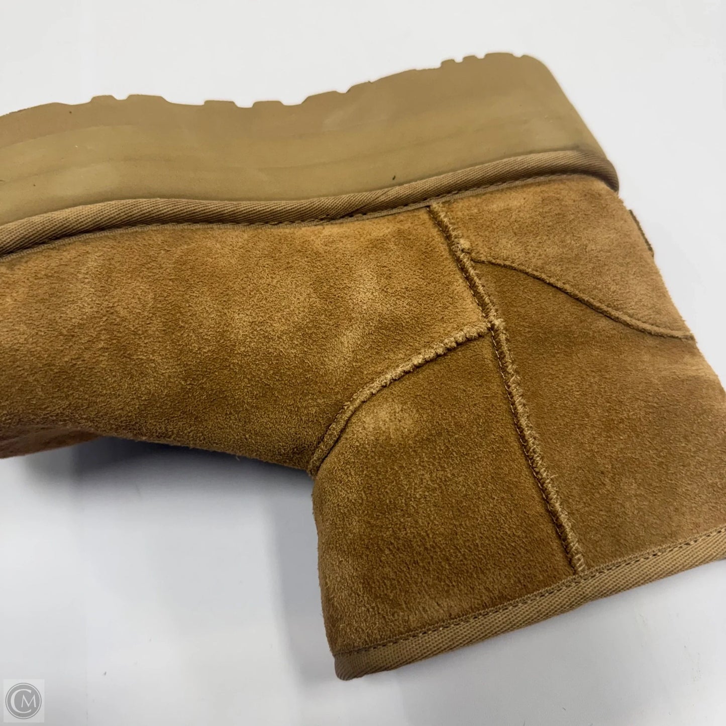 Boots Designer By Ugg In Brown, Size: 8